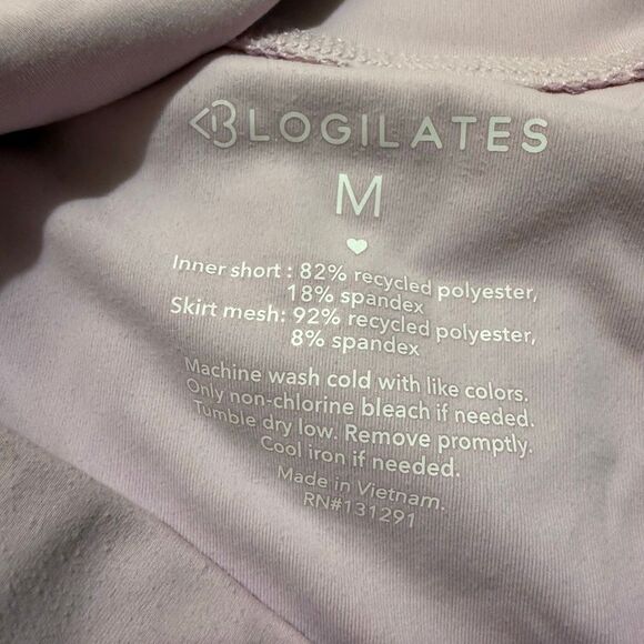 Blogilates pink ballerina athletic skort with pockets size medium - Picture 4 of 4